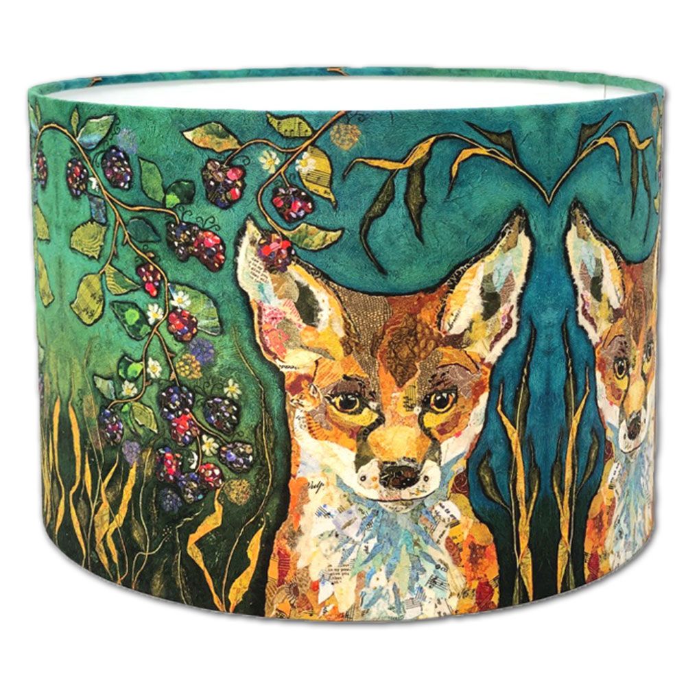 Fox in Brambles - Fox Lampshade