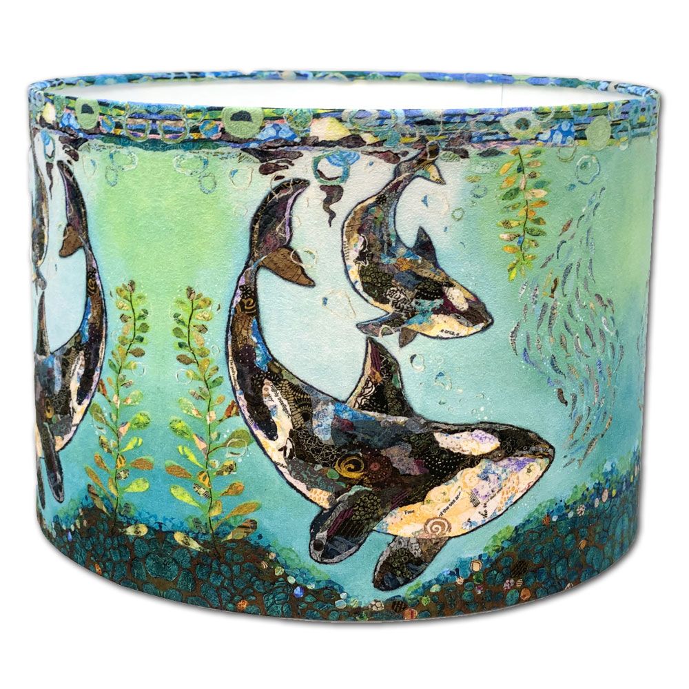 Dance with the Orca Killer Whale - Lampshade