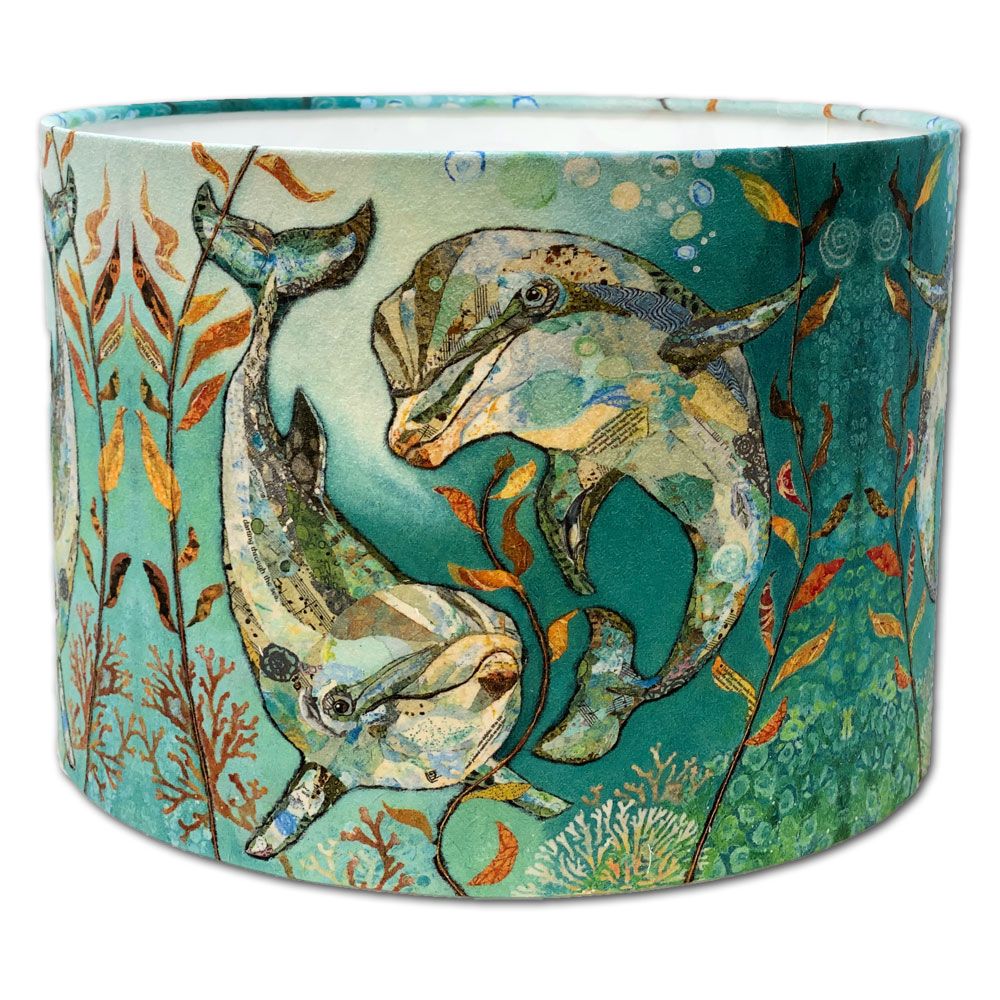 Bubbles & Squeak -  Dolphin Lampshade