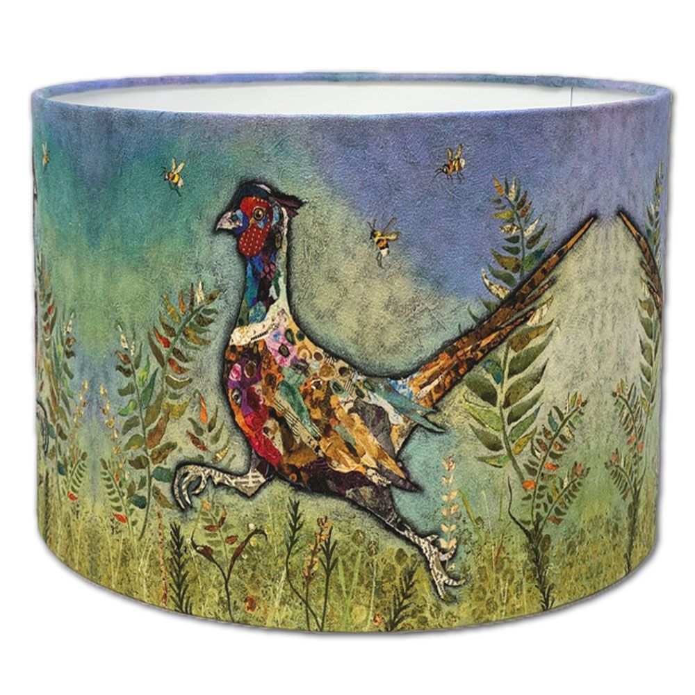 Running Pheasant - Handmade Lampshade