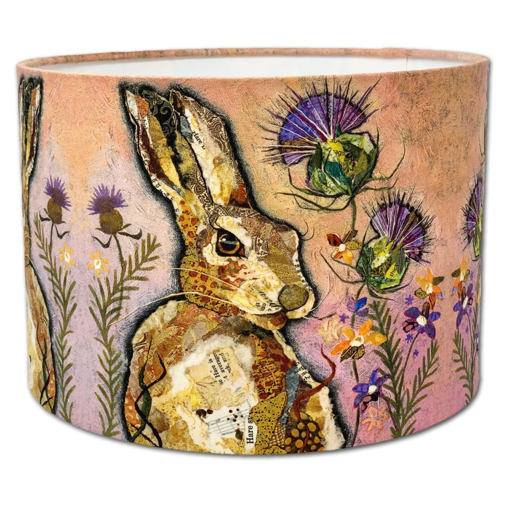 Hare & Thistles - Lampshade