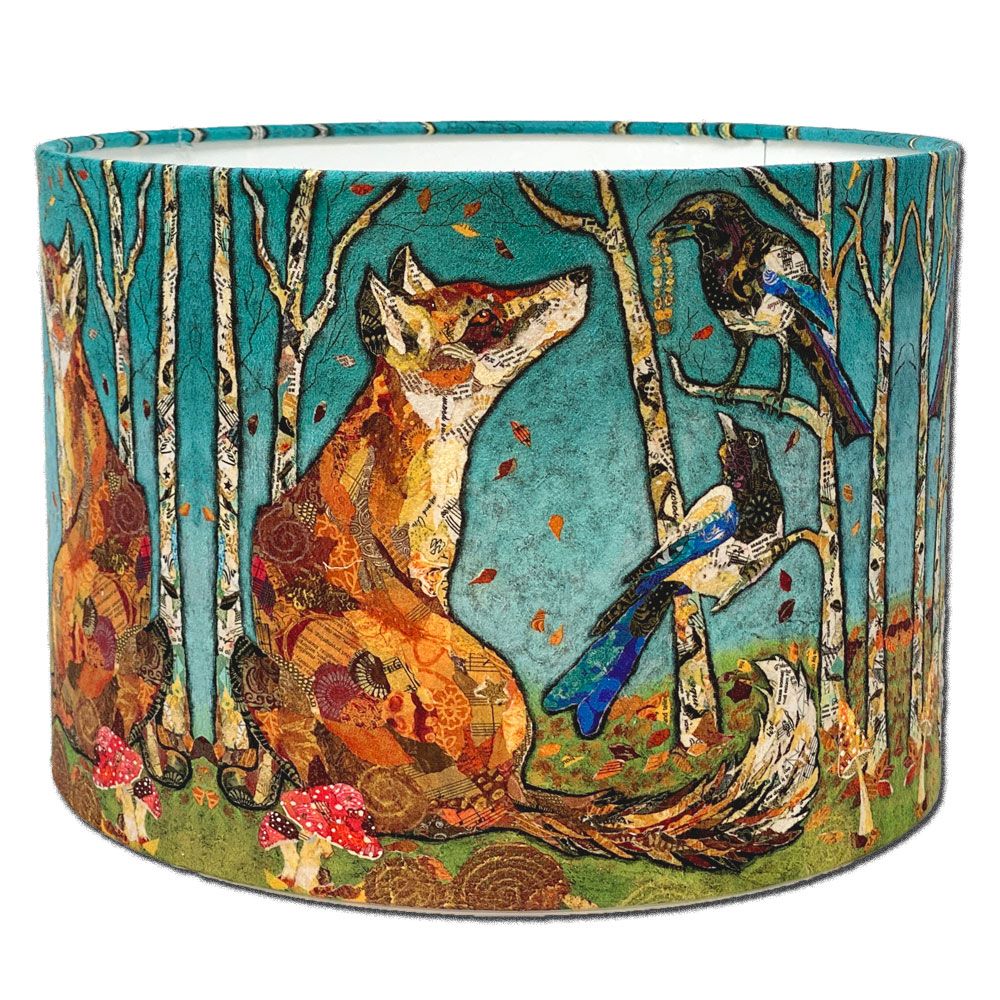 Fox & Magpie Lampshade - The Gift