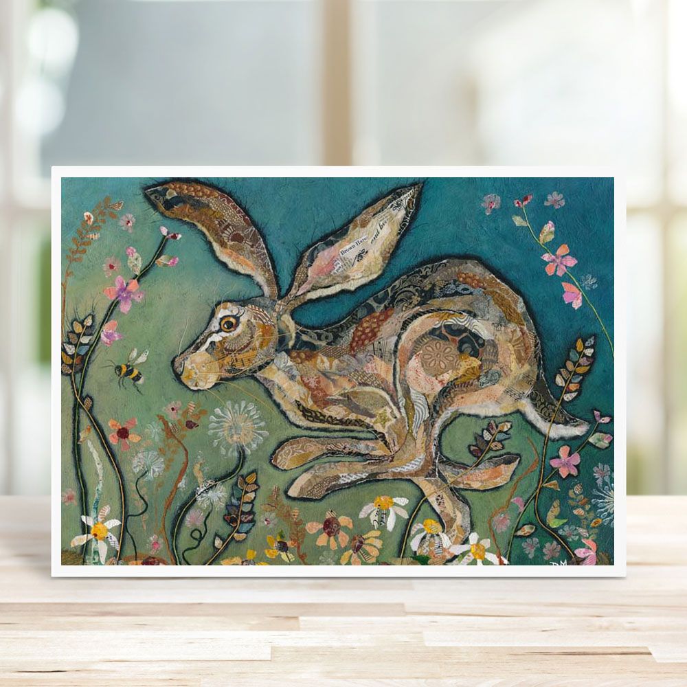 Follow the Leader - Running Hare Card