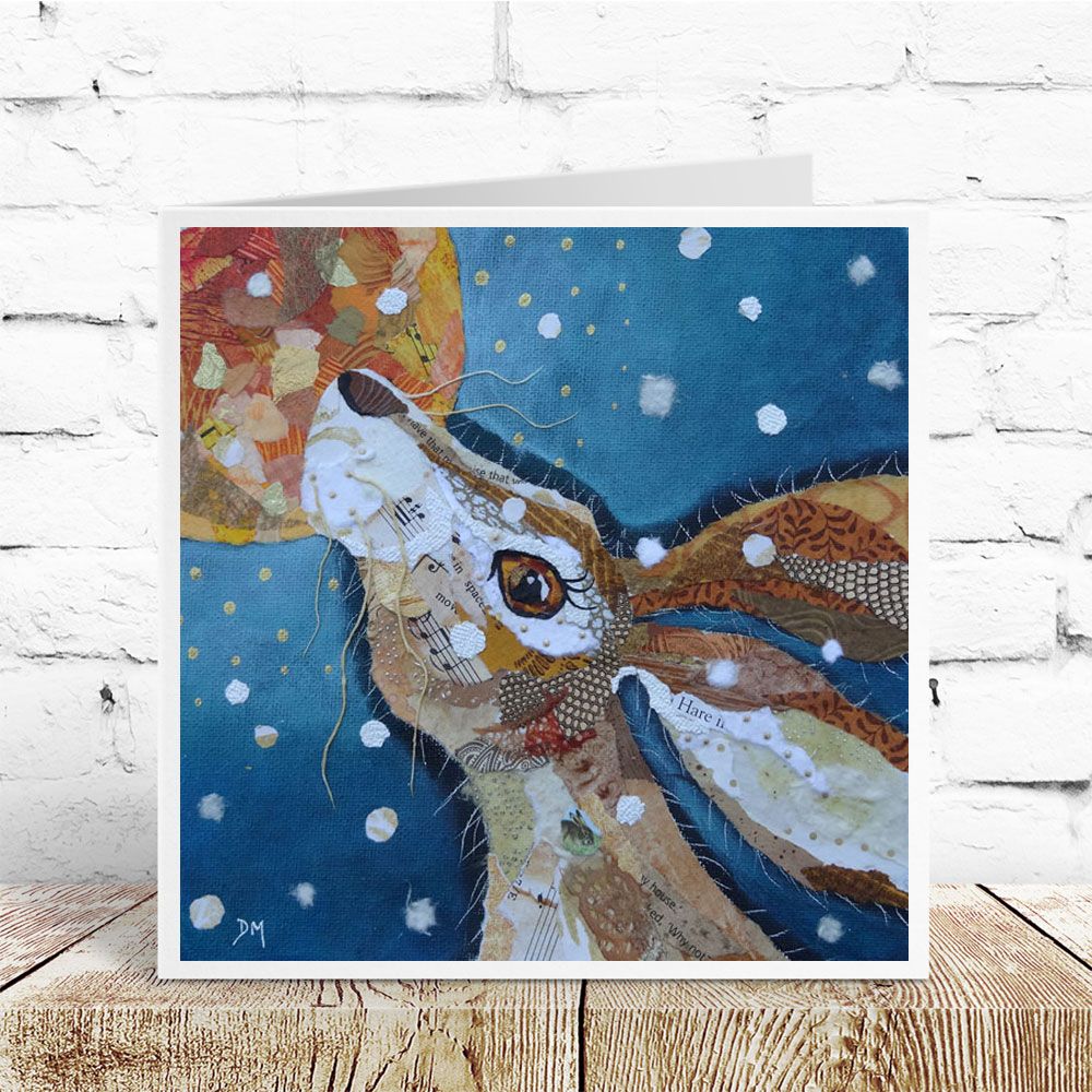 Winter Moon Hare- Card