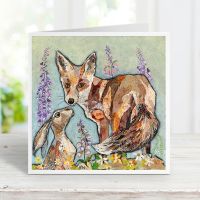 Unlikely Friends - Fox & Hare Card