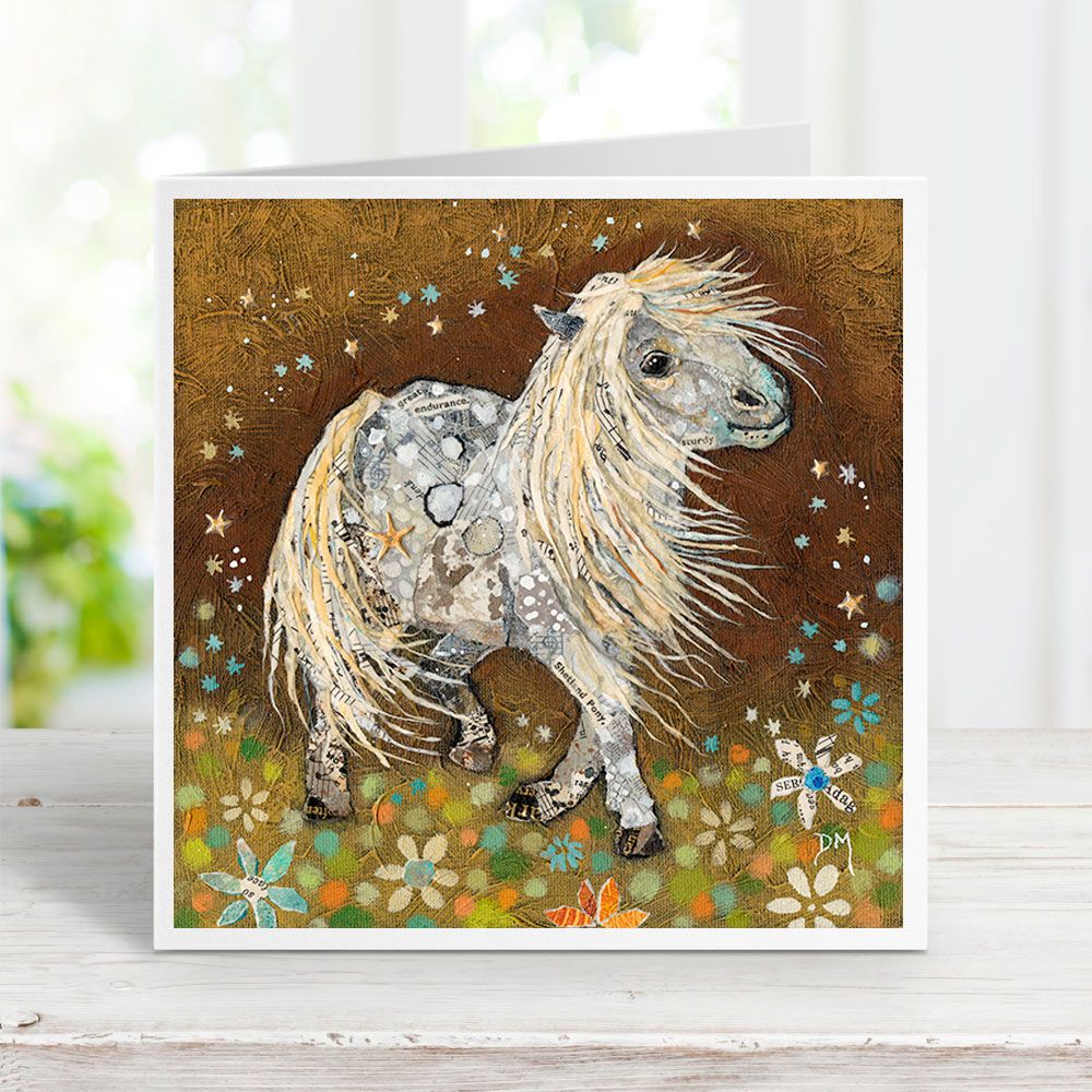 Stardust Pony - Shetland Pony Card