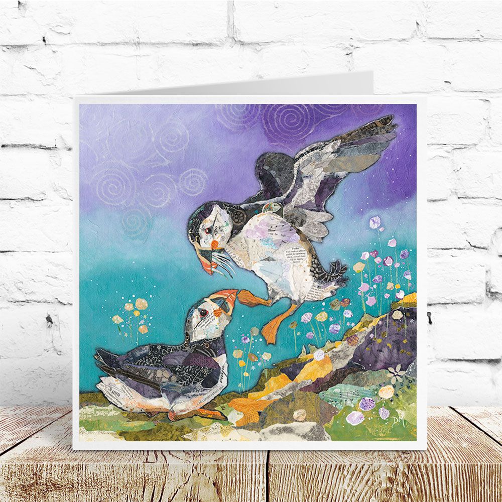 Love on the Rocks - Puffin Card