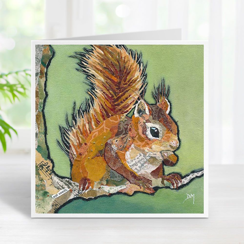 Hands Off My Nut! - Red Squirrel Card