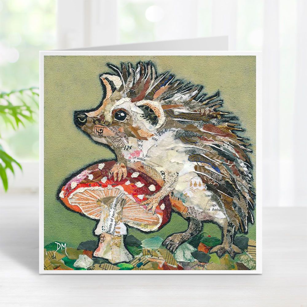 Spots 'n' Spikes - Hedgehog & Toadstool Card