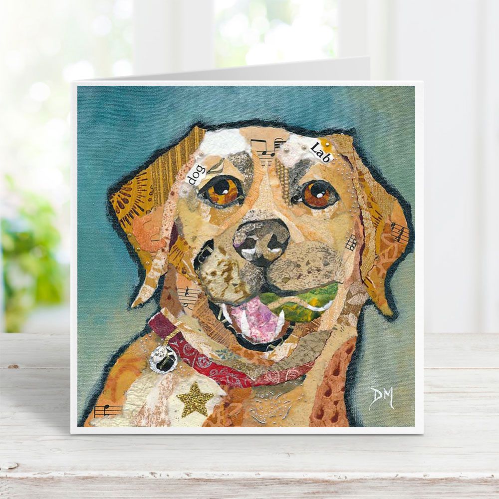 Barney - Labrador Dog Card