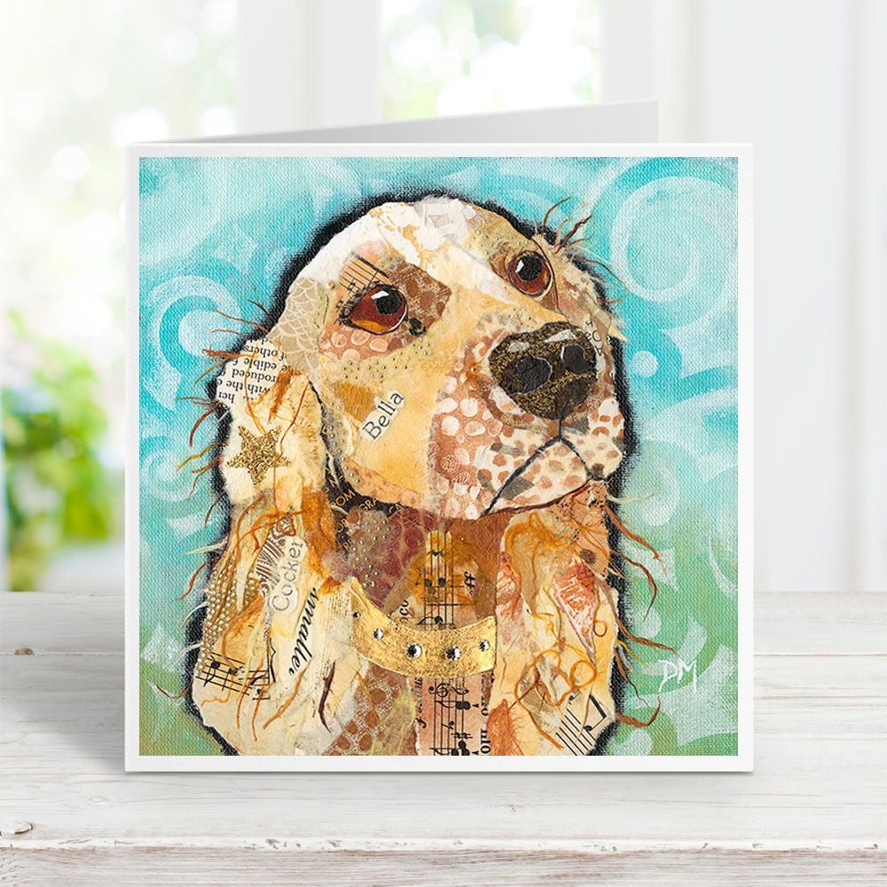 Bella - Cocker Spaniel Dog Card