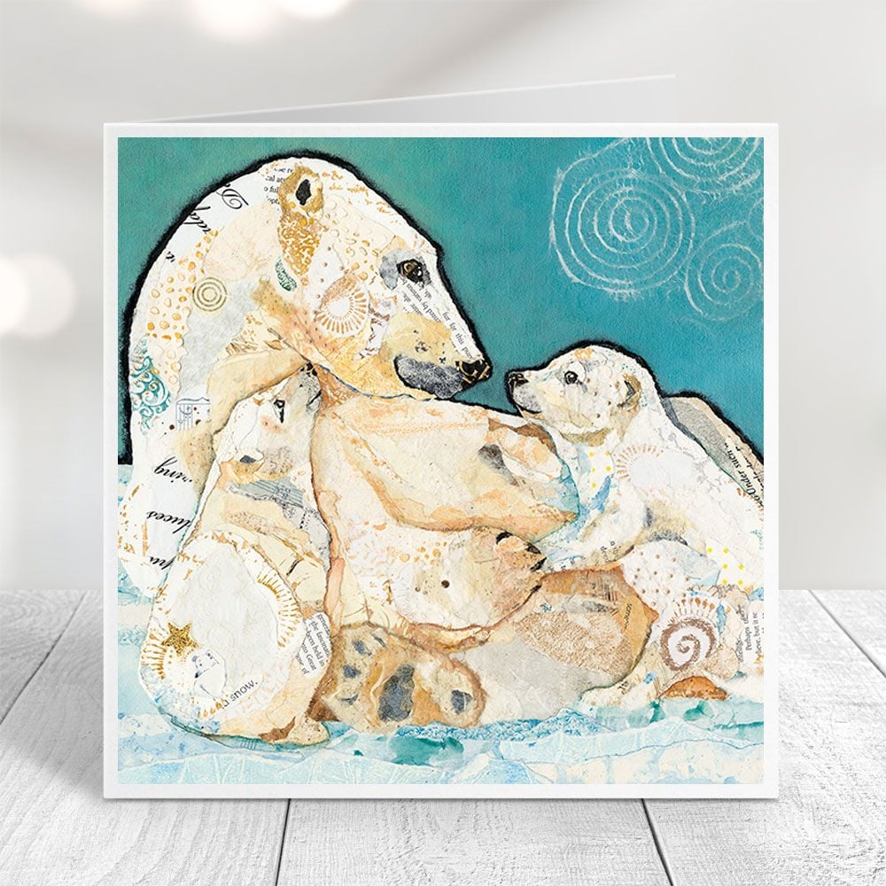 A Mother's Bond - Polar Bear Card