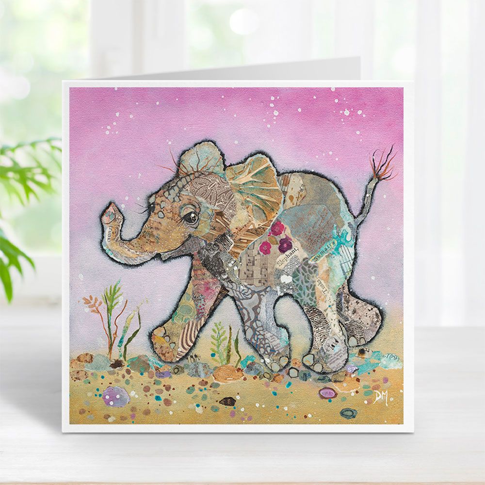 Kali - Baby Elephant Card