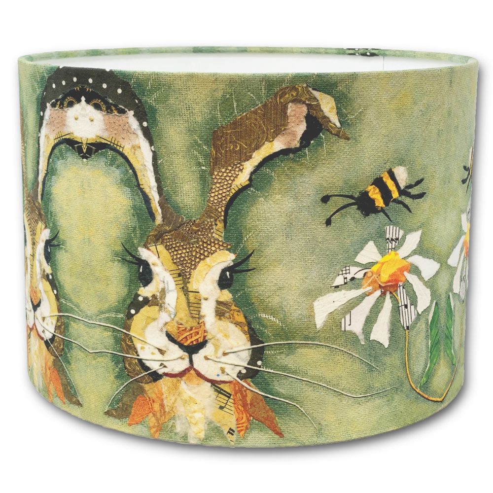 Hare & Bee - 30cms Lampshade