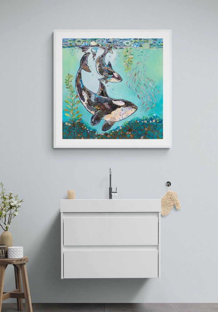 Dance with the Orca - Large Print 