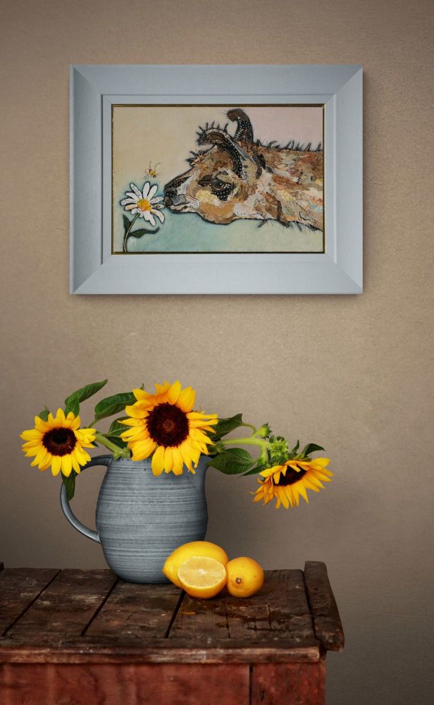 Llama Coe - Original Wall Art- REDUCED