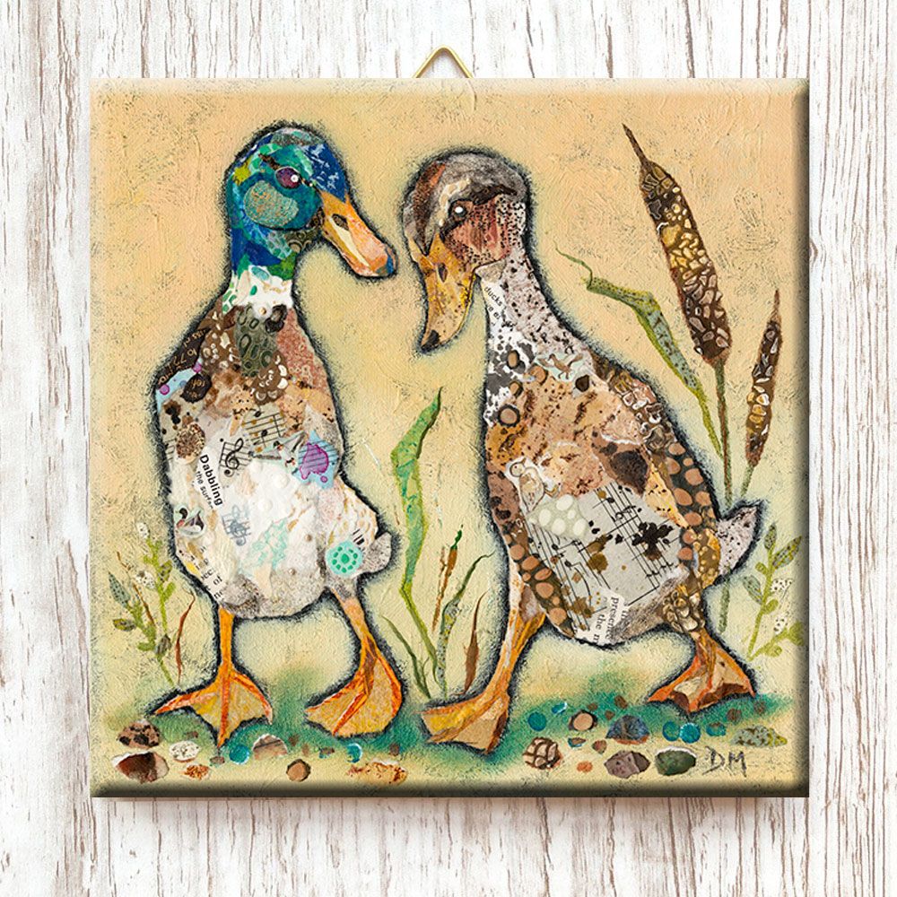 Quackers Over You - Mini Ceramic Tile in Gift Box