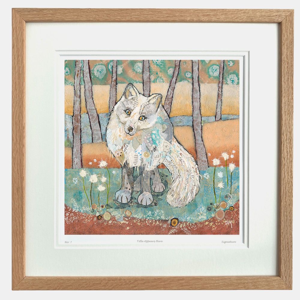 Arctic Fox- Large Print