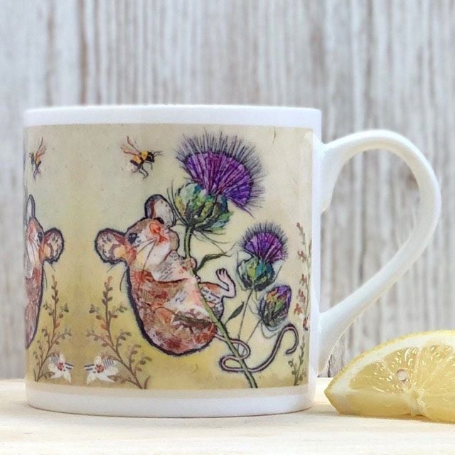 mouse bone china mug by Dawn Maciocia