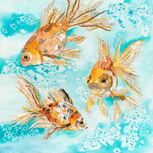 Fantail Goldfish- Large Print