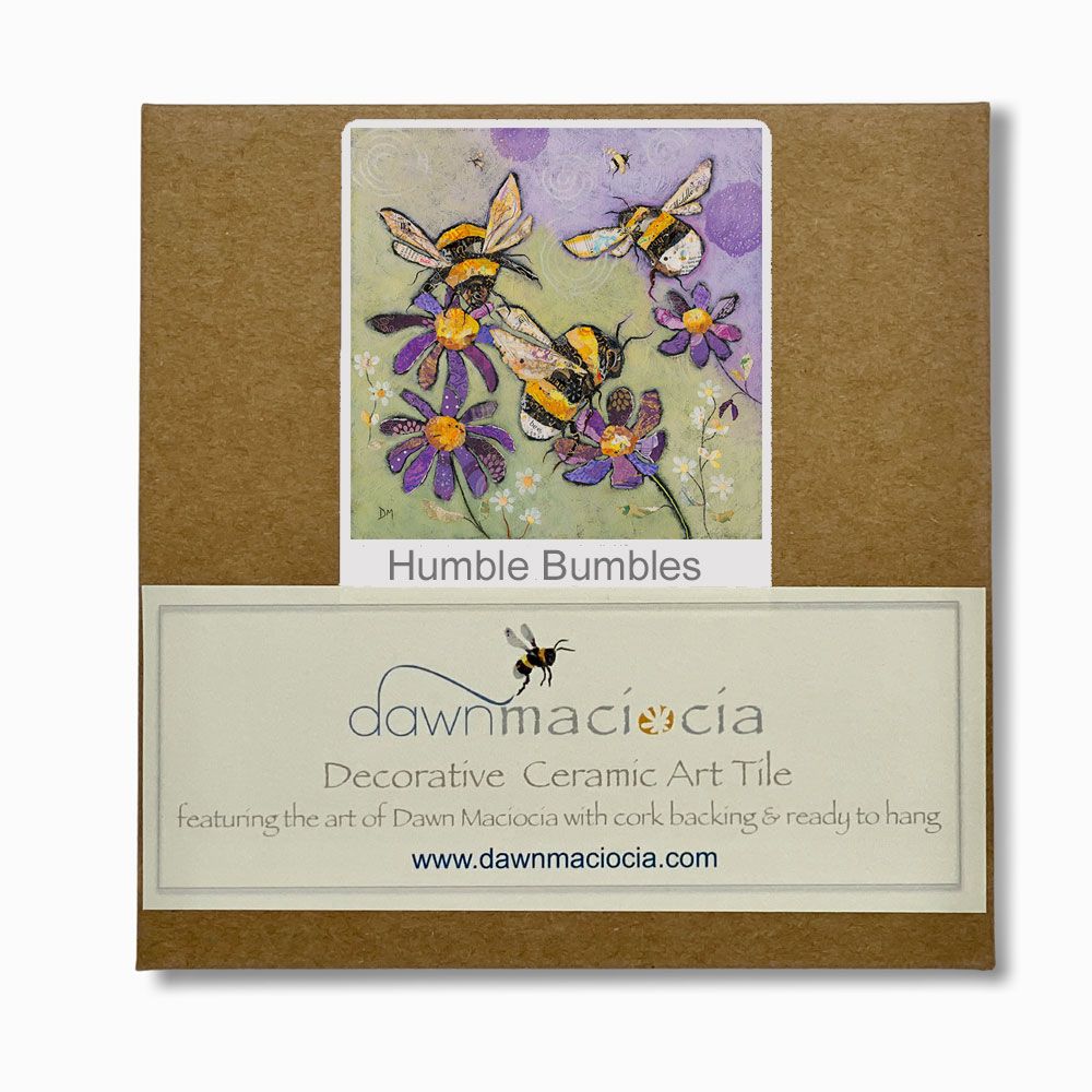 Humble Bumbles - Mini Wall Tile in Gift Box