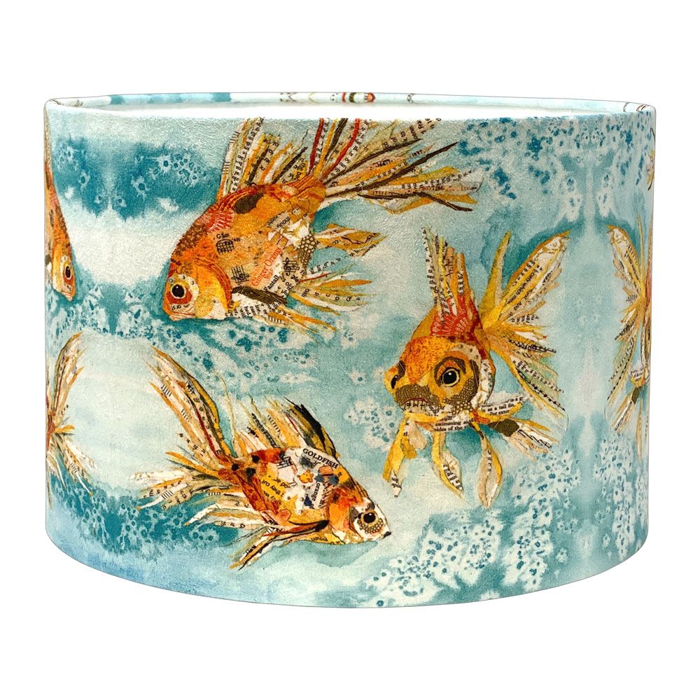Golden Fantails -  Lampshade