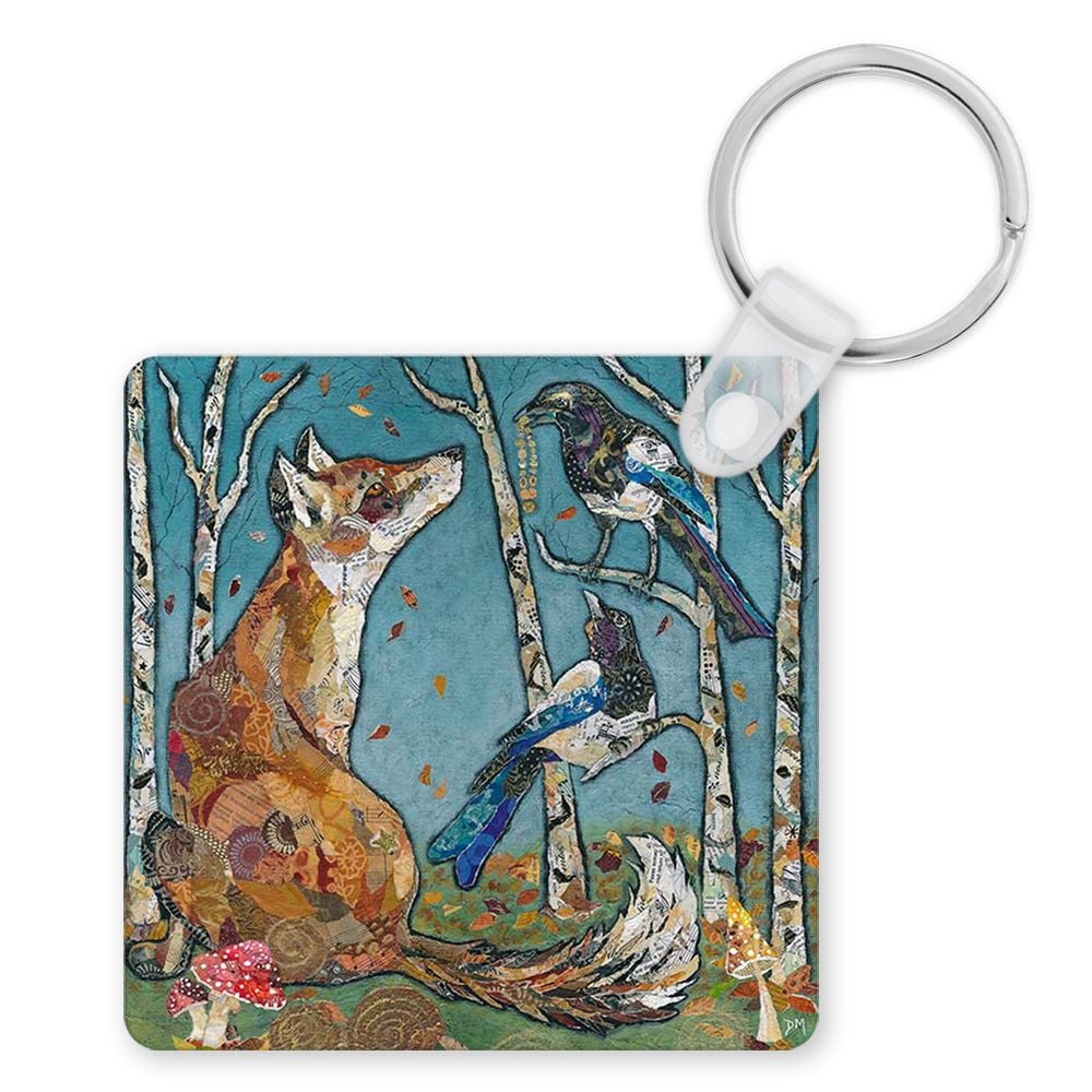 The Gift Square Keyring
