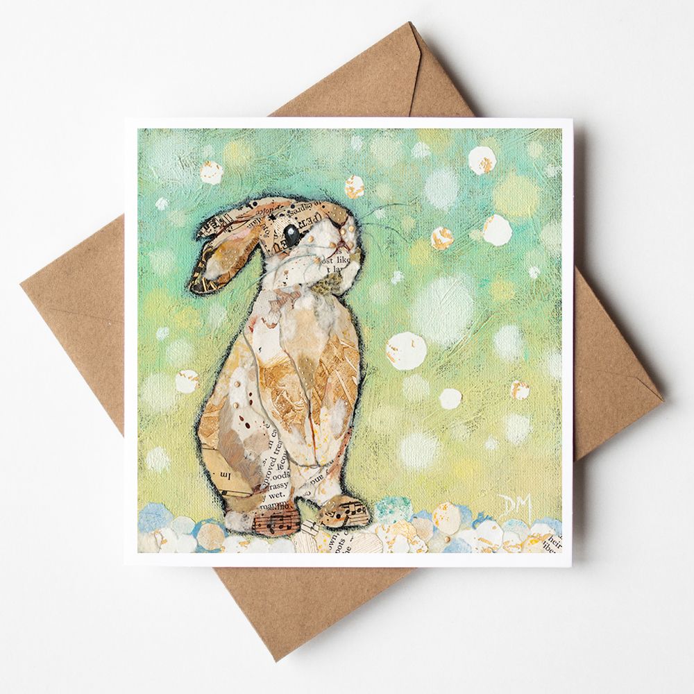 Winter Rabbit Card
