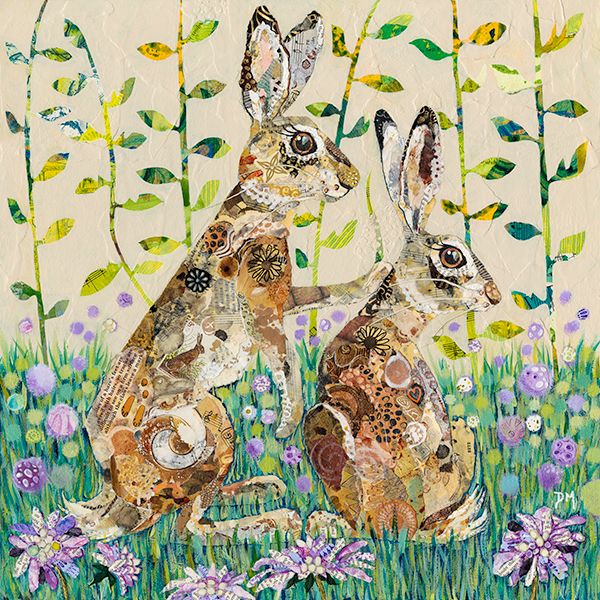 Hares on Alert - Fine Art Print