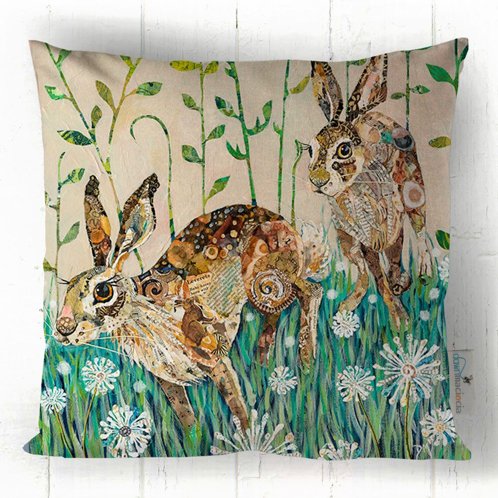 Catch Me If You Can - Hare Cushion
