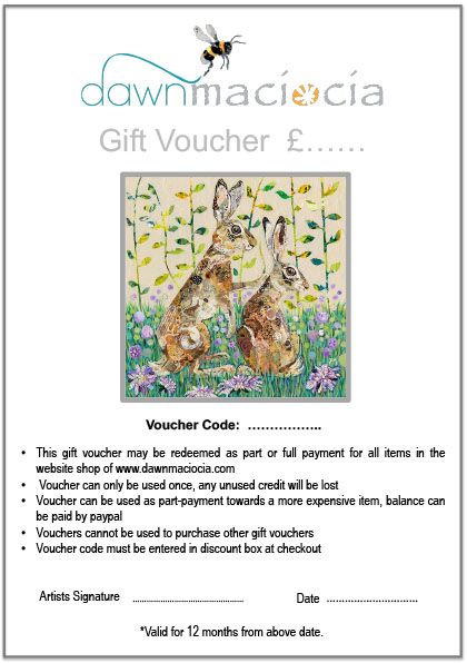 Gift Voucher £10 - £150