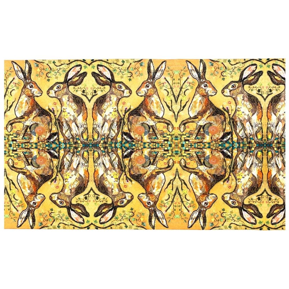 Hares Looking at You Table Runner