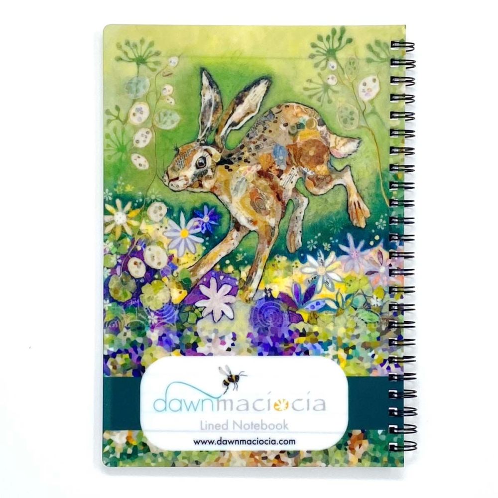 Honesty Hare A5 Wiro Notebook - with option to personalise