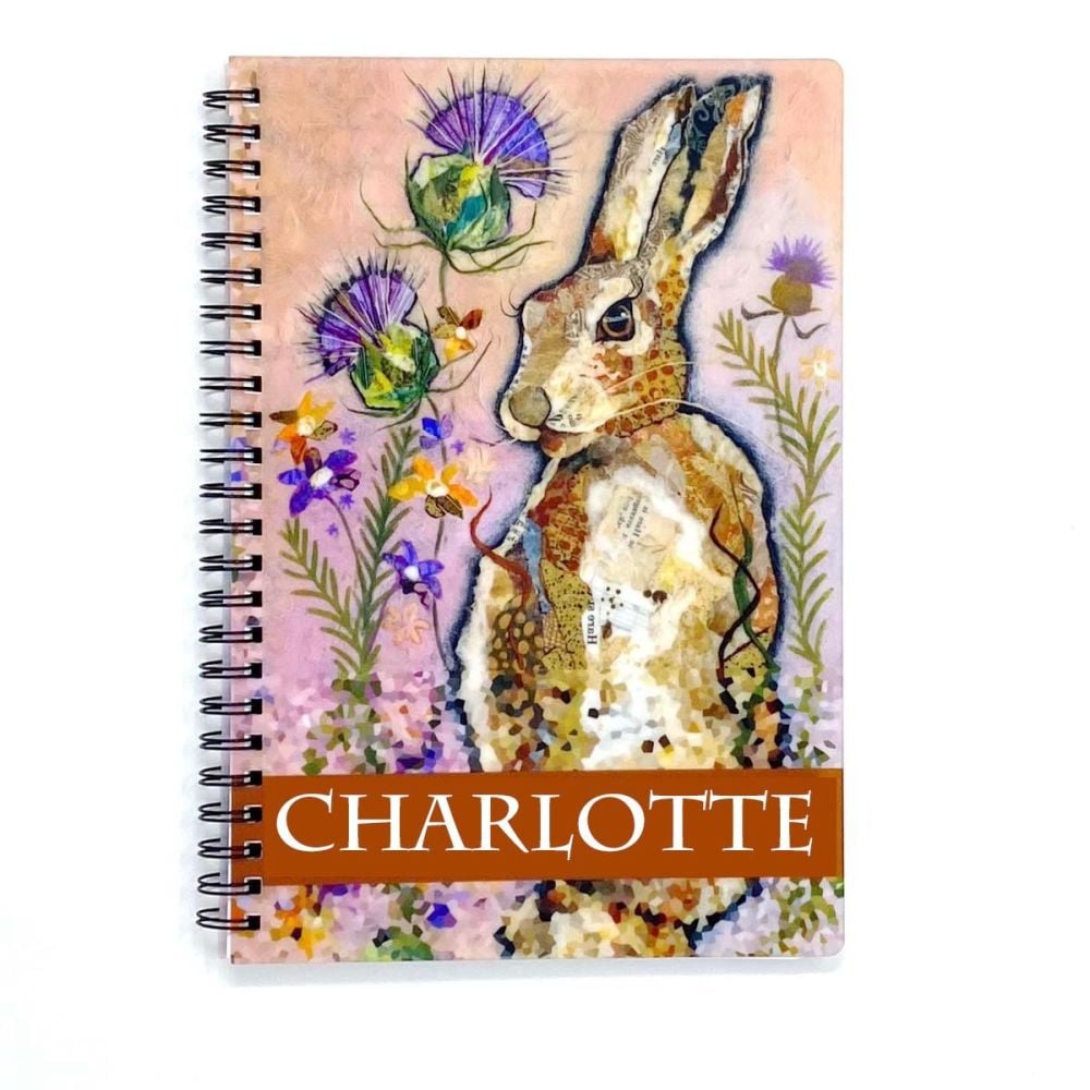 Hare & Thistle A5 Wiro Notebook - with option to personalise
