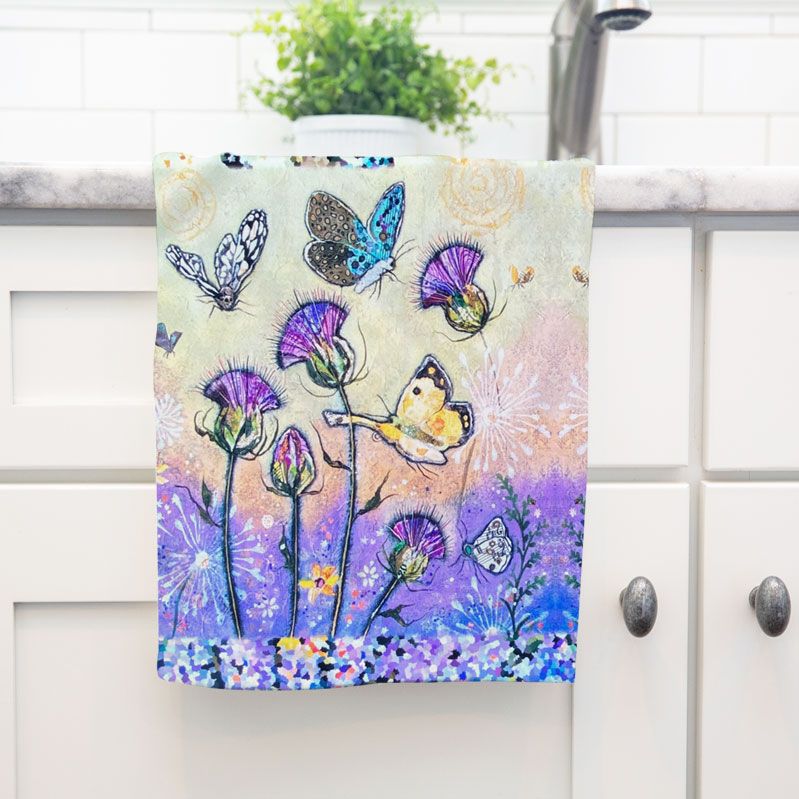'Flutterbies' Butterfly Tea Towel