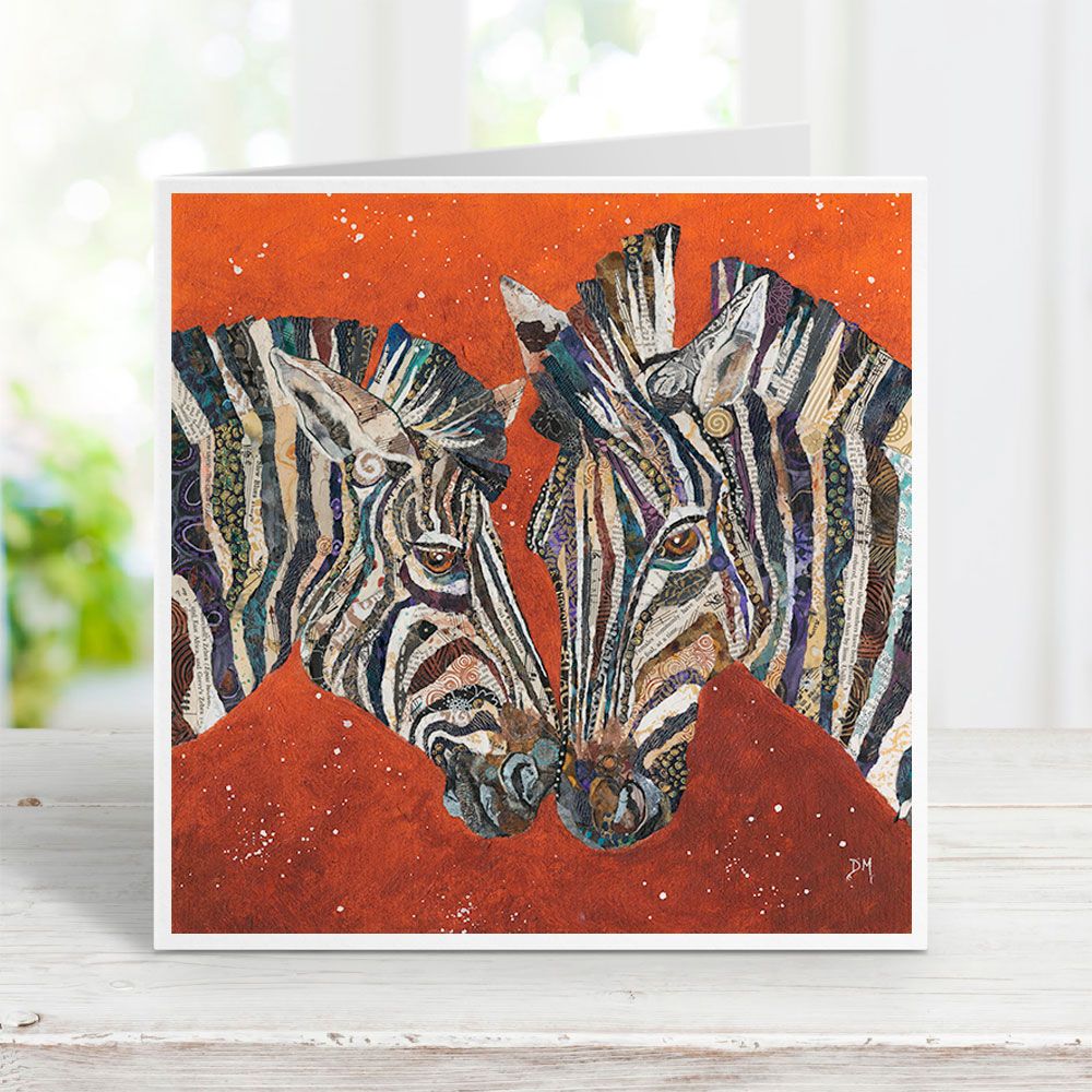 Twin Stripes - Zebra Card