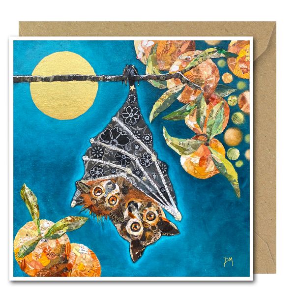 Cosy Cuddles - Fruit Bat Card