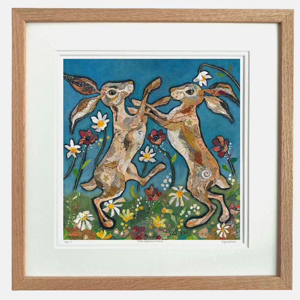 Hare Waltz - Large Print