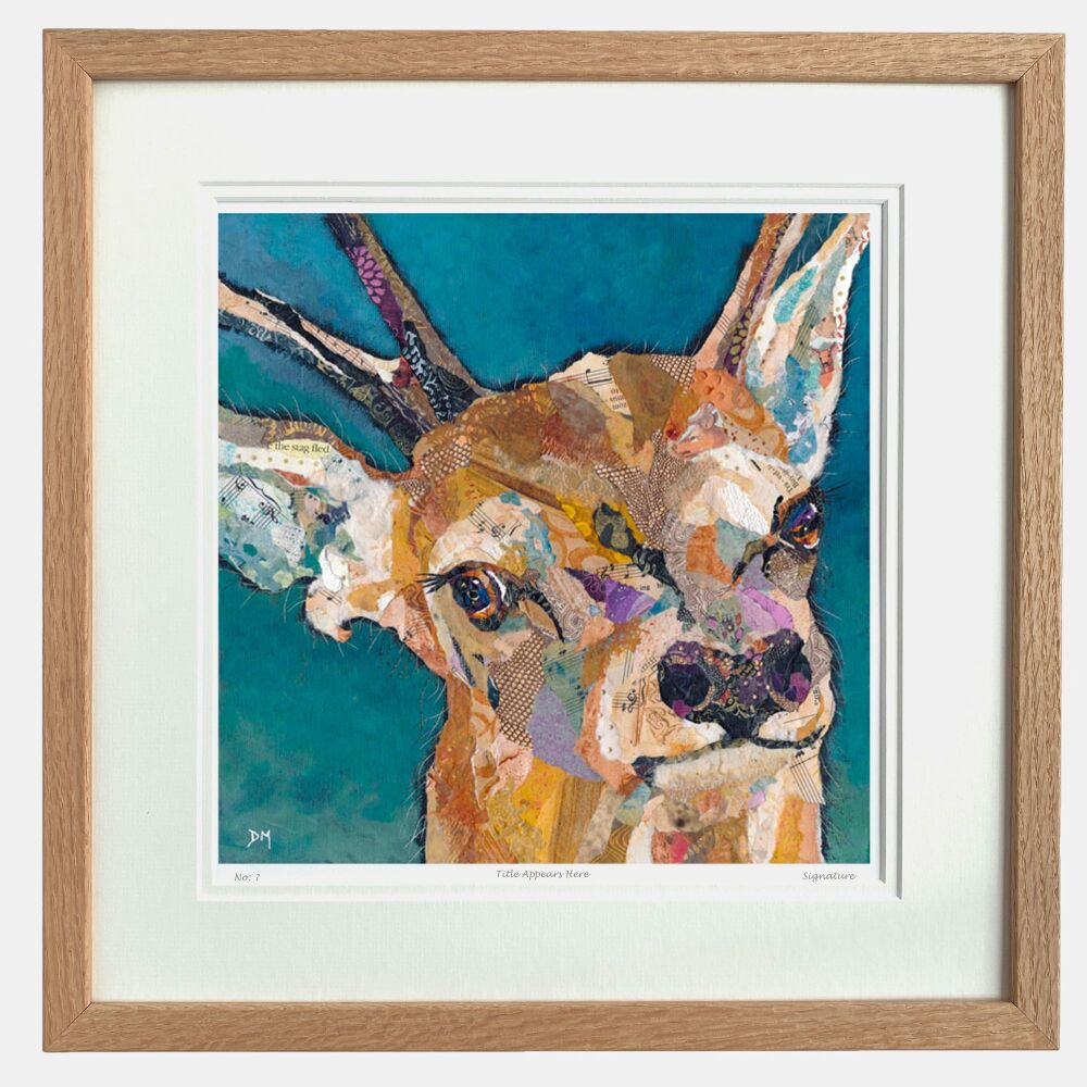 Red Deer Buck - Large Print