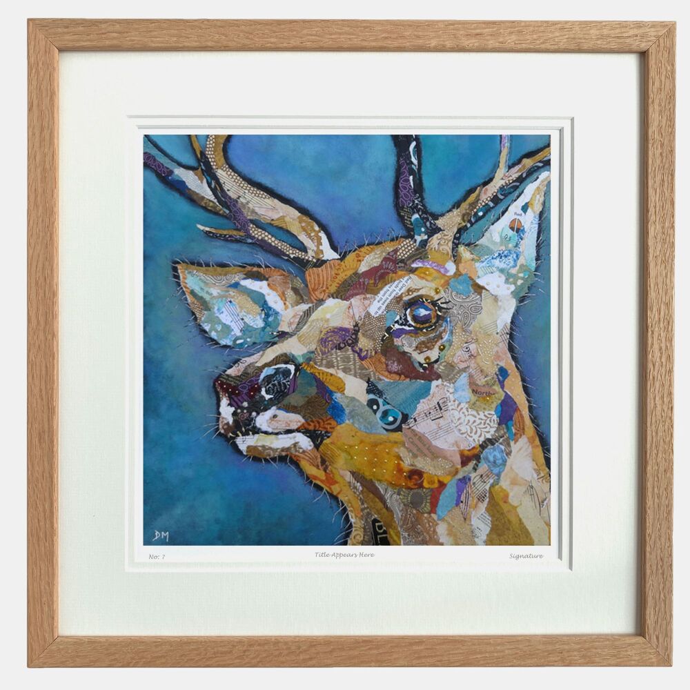 Red Deer Buck II - Large Print
