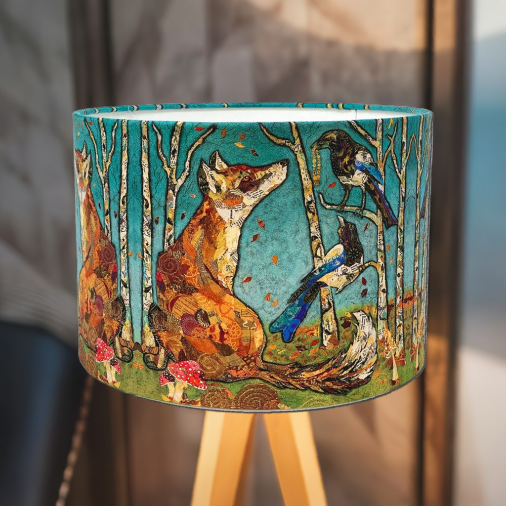 The Gift - Fox & Magpie Lampshade
