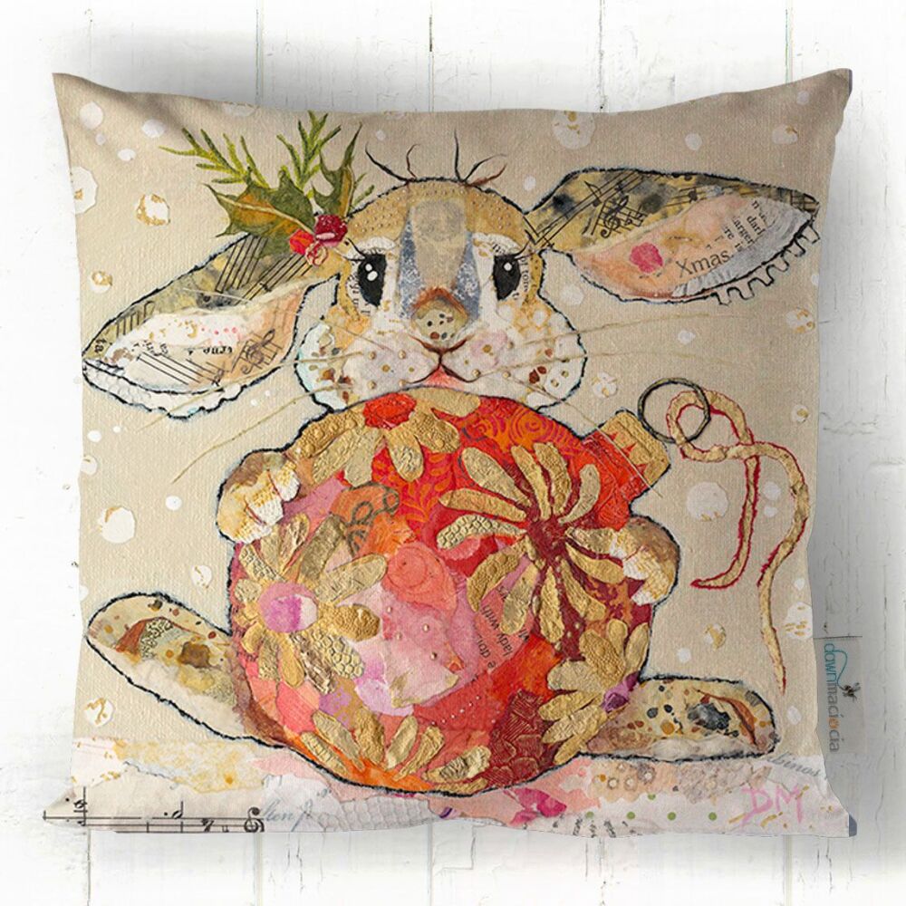 Bauble Bunny - Rabbit Cushion