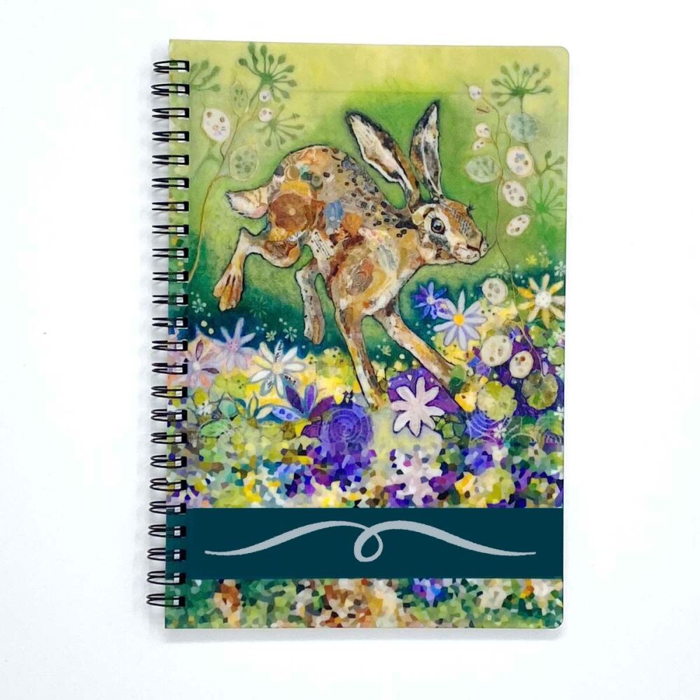 Honesty Hare A5 Wiro Notebook - with option to personalise