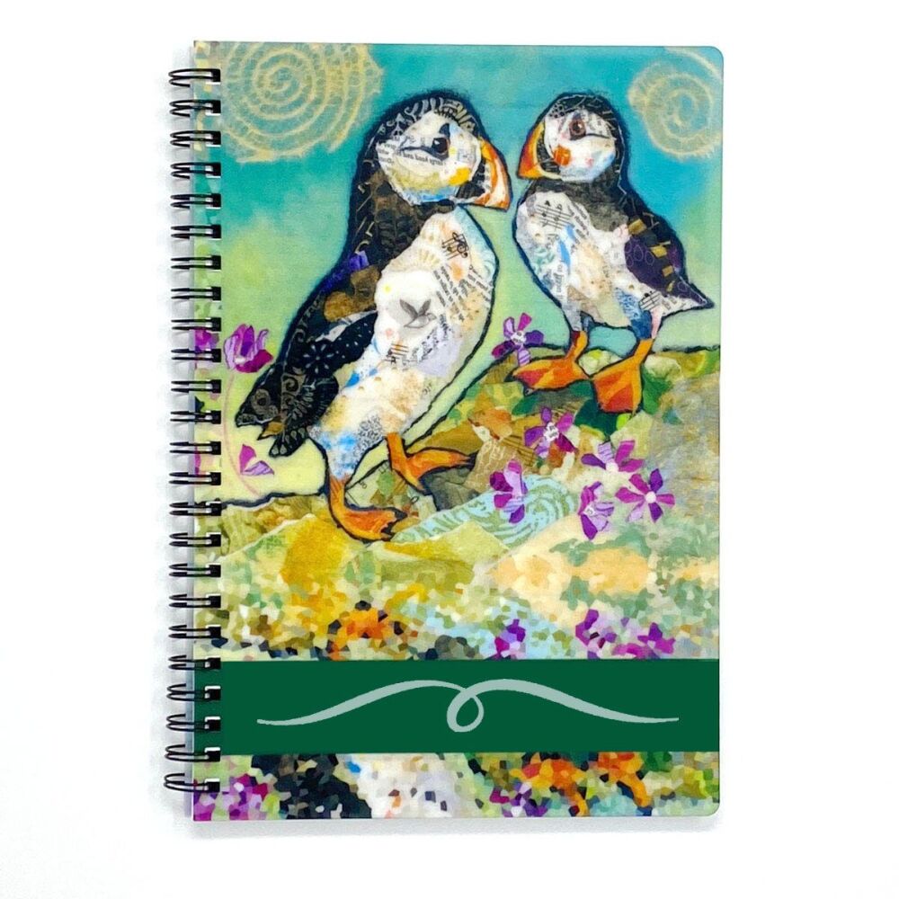 Puffin Pals A5 Wiro Notebook - with option to personalise