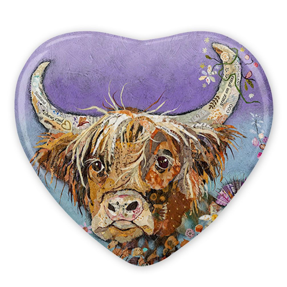 Thistle Coo Heart Magnet