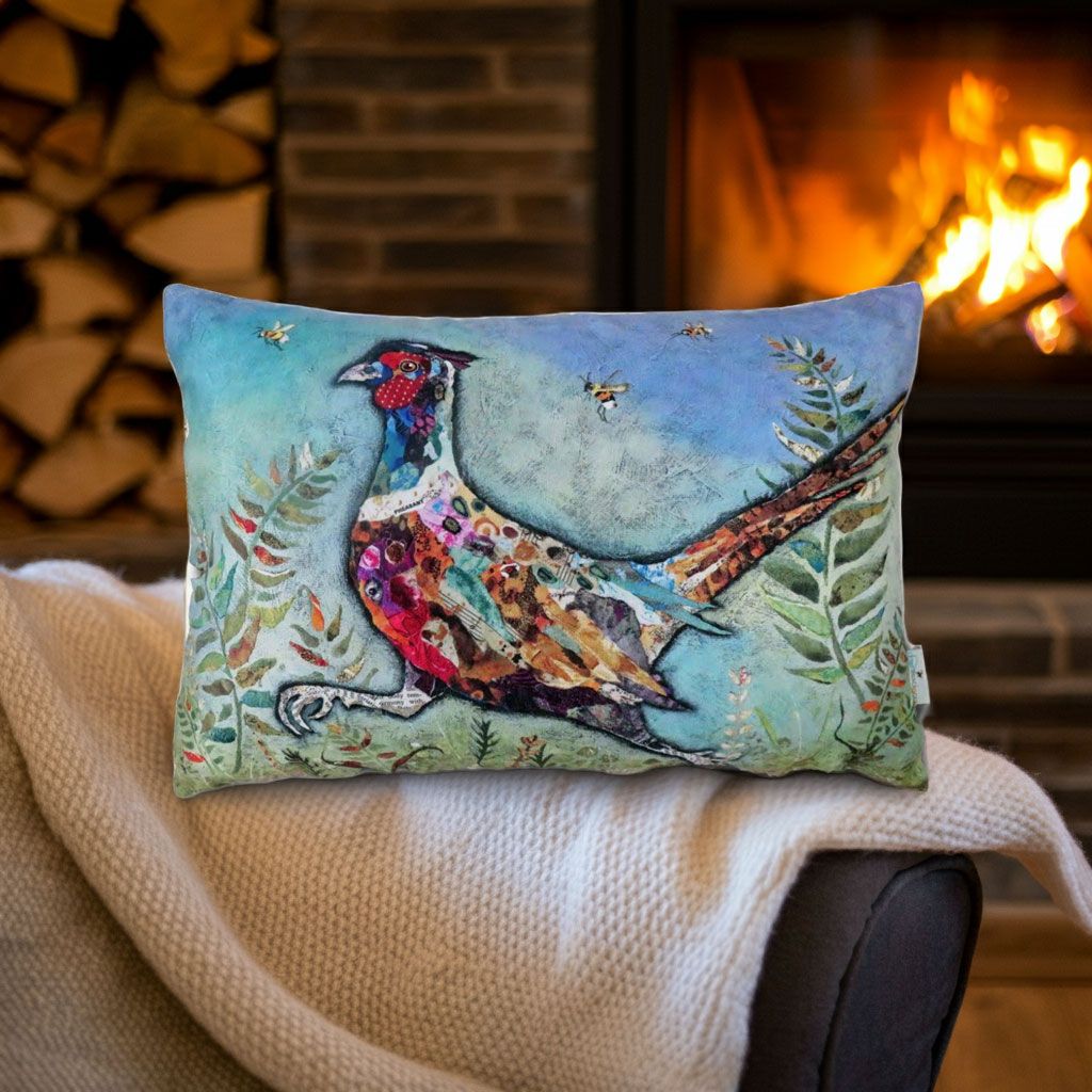 Bee Free - Pheasant Rectangular Cushion