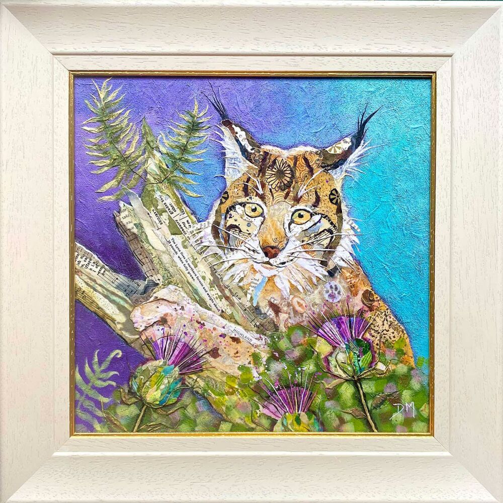 'Home at Last' - Eurasian Lynx Original Wall Art