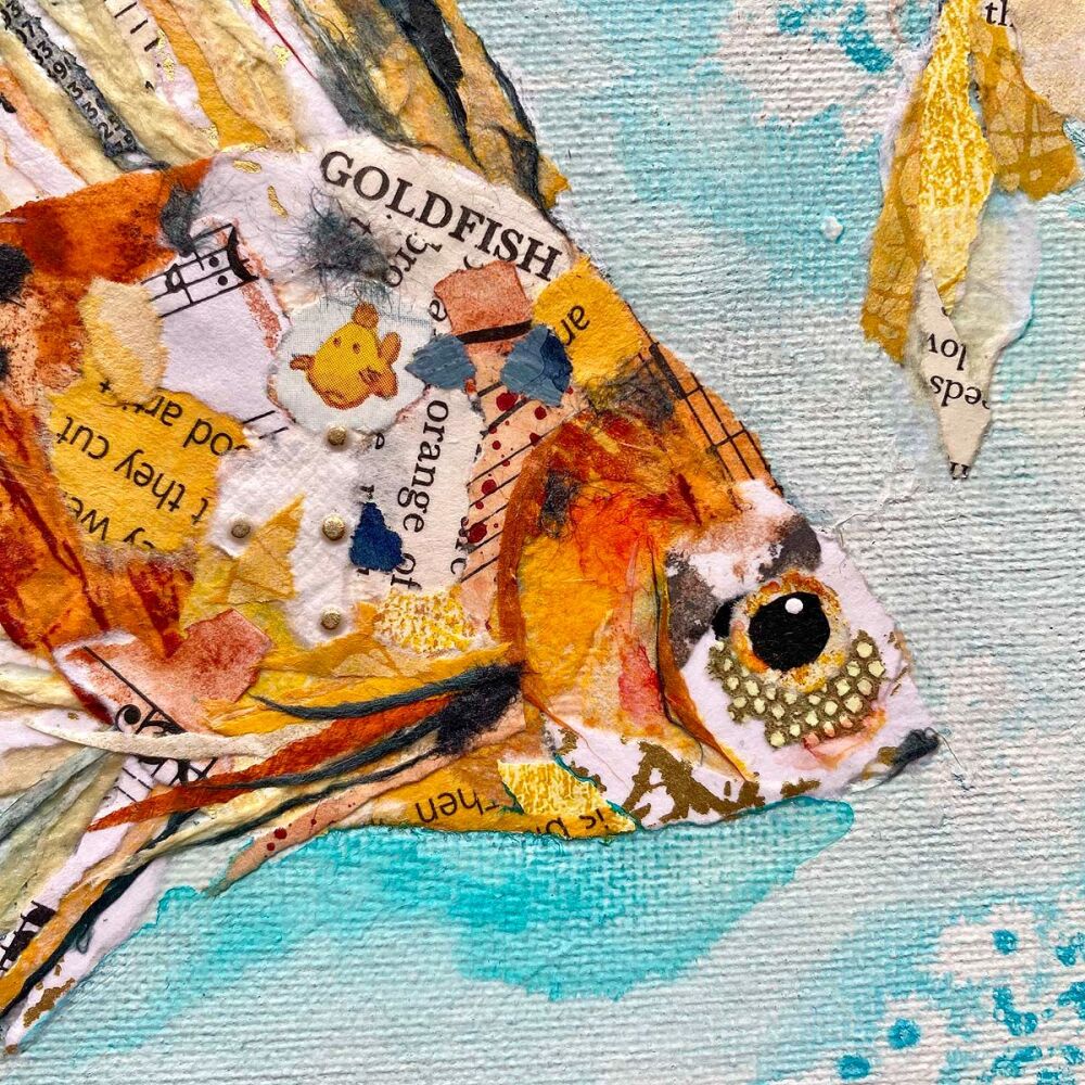 Golden Fantails- Original Wall Art