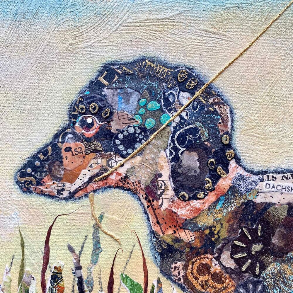 Happy Chappie - Daschund Original Wall Art