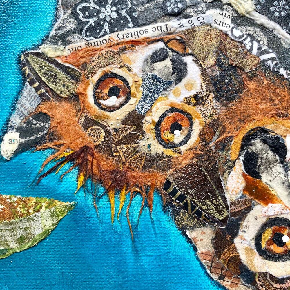 Cosy Cuddles- Fruitbat Original Wall Art